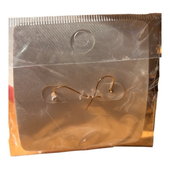 Mint Gold Rhinestone Evil Eye Drop Earrings NWT - Picture 4 of 4